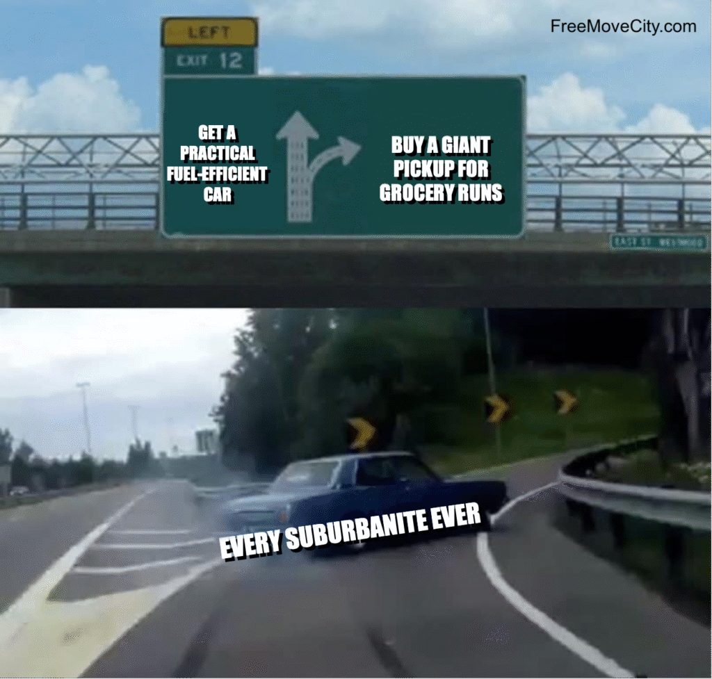 meme about pickup trucks