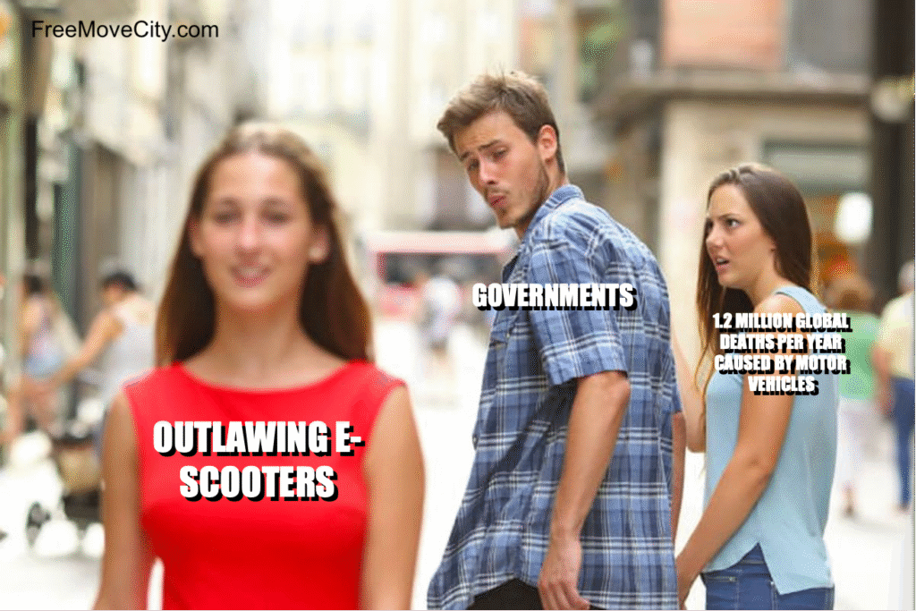 meme about e-scooters